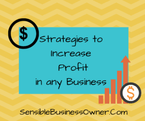 Strategies to Increase profit